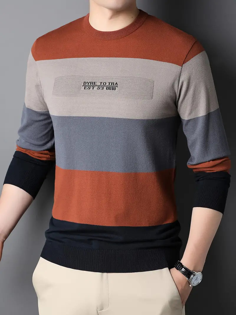 Men's Casual Jumper – Stylish Knit Sweater for Everyday Wear and Comfort