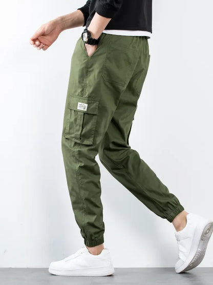 Men's Cargo Joggers – Stylish Lightweight Pants with Pockets for Casual Wear