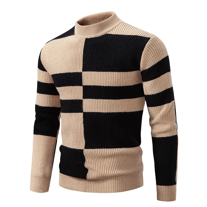 Men's Knitted Jumper – Cozy Wool Sweater for Casual Wear & Winter Style