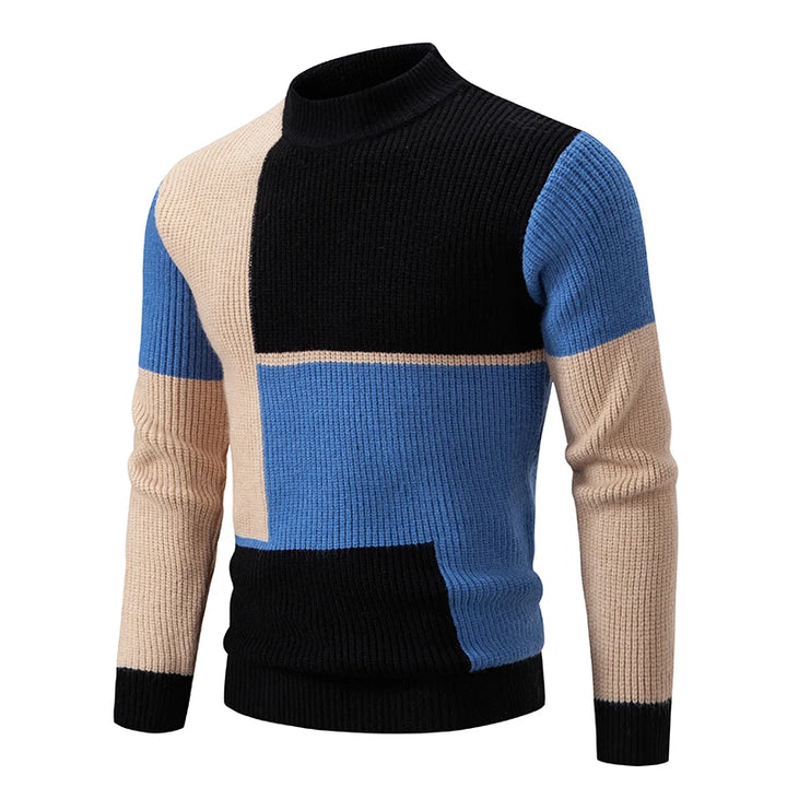 Men's Knitted Jumper – Cozy Wool Sweater for Casual Wear & Winter Style