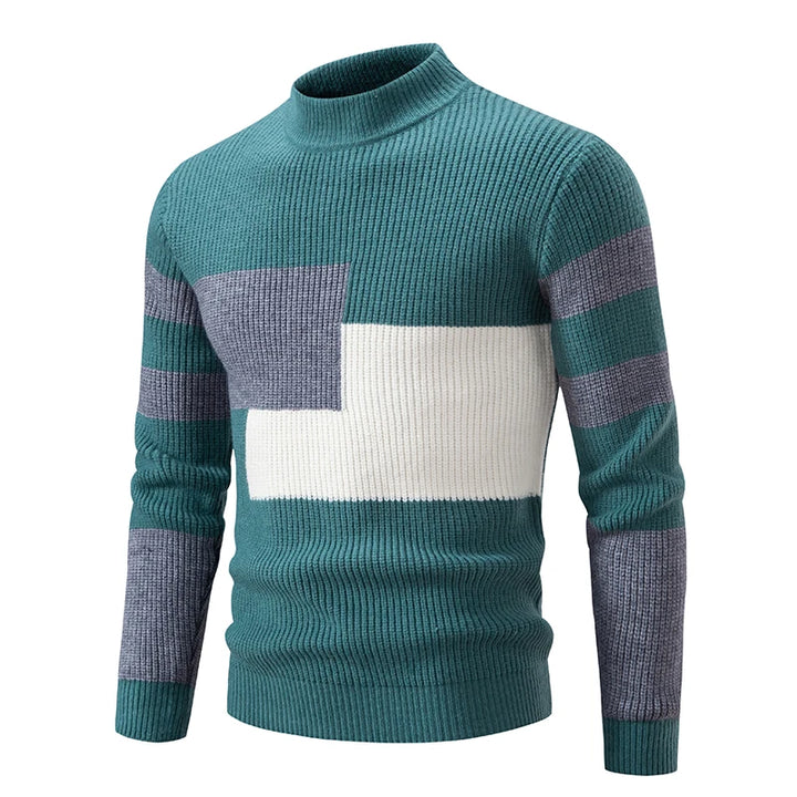 Men's Knitted Jumper – Cozy Wool Sweater for Casual Wear & Winter Style