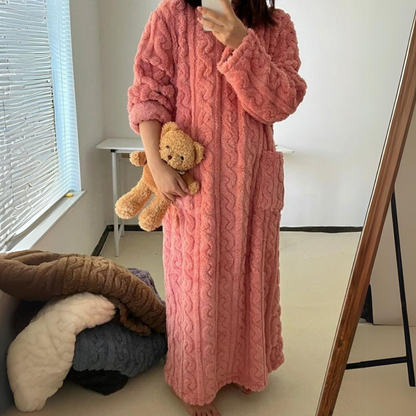 Warm Winter Dress for Women – Cozy Long Sleeve Knit Dress for Cold Weather