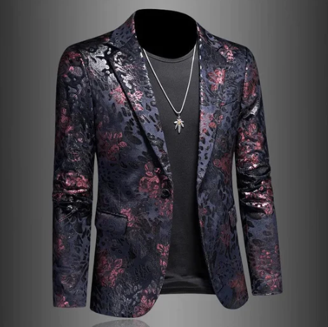 Men's Blazer – Elegant Tailored Suit Jacket for Formal and Casual Wear