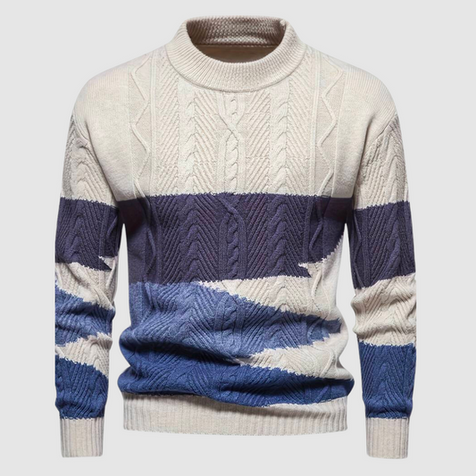 Men's Knitted Jumper – Cozy Sweater with Stylish Design for Casual Wear