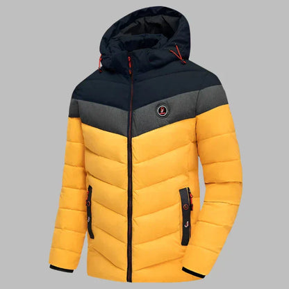 Men's Winter Jacket – Stylish Insulated Coat for Cold Weather Outdoor Use