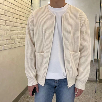 Men's Cardigan Sweater – Modern Knit Design for Casual and Formal Wear