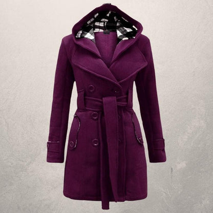 Stylish Women's Coat – Elegant Longline Outerwear for Winter Fashion