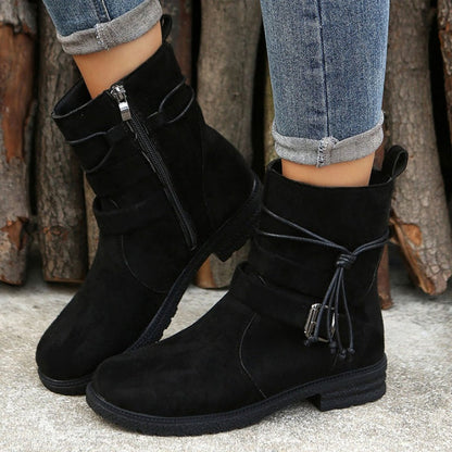 Casual Boots for Women – Stylish Ankle Boots in Soft Leather for Everyday Wear