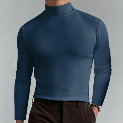 Men's Roll Neck Jumper – Warm Knit Sweater for Casual and Smart Style