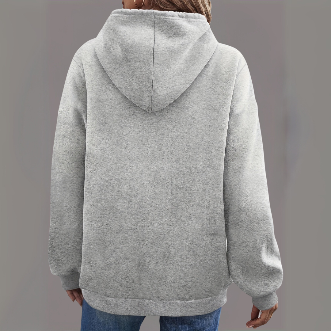 Women's Casual Hoodie – Soft Cotton Pullover with Stylish Design for Everyday Wear