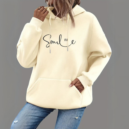 Women's Casual Hoodie – Soft Cotton Pullover with Stylish Design for Everyday Wear