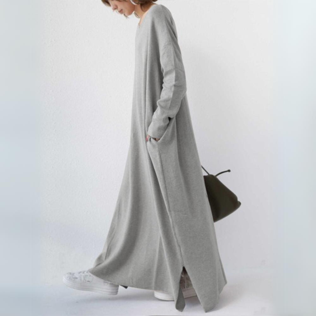 Long Dress for Women – Elegant Maxi Dress with Sleeves for Special Occasions