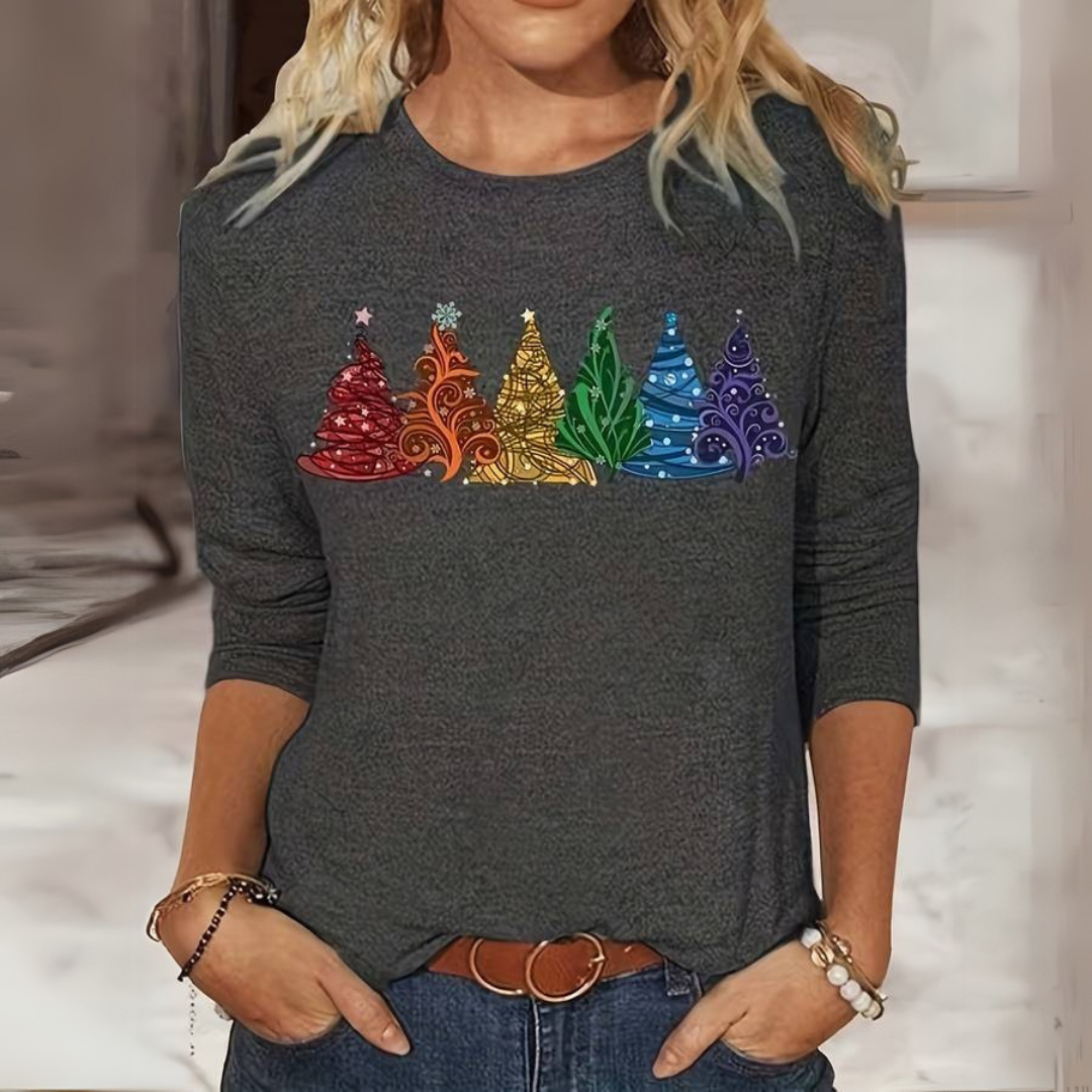 Christmas Jumper for Women – Cozy Casual Knit Sweater for Holiday Festivities