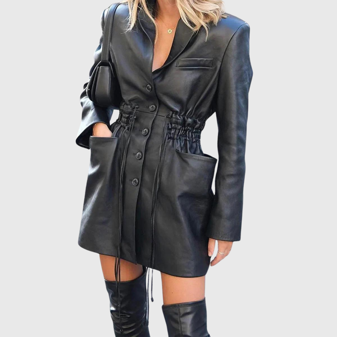 Stylish Women's Coat – Elegant Longline Outerwear for Winter Fashion