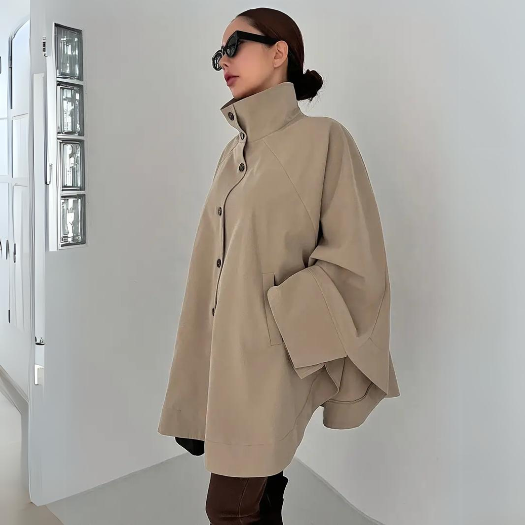 Stylish Ladies Coat – Elegant Winter Outerwear with Warm Fabric and Chic Design