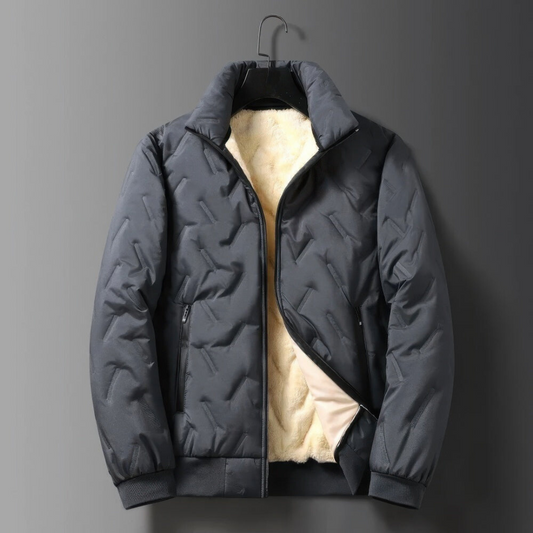 Men's Winter Bomber Jacket – Warm Insulated Coat with Stylish Design