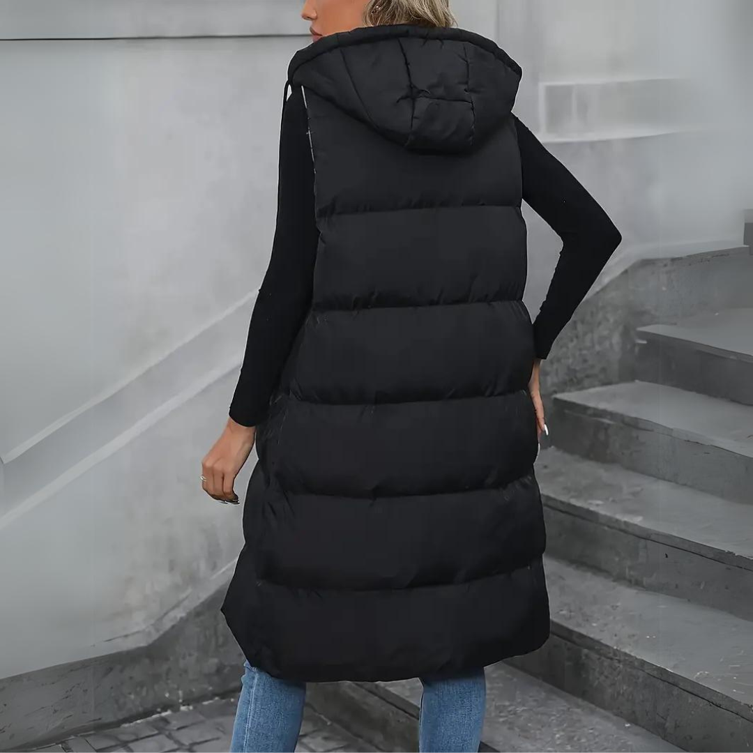 Women's Padded Gilet – Stylish Insulated Vest for Cold Weather Fashion