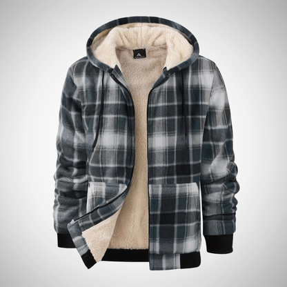 Men's Checked Jacket – Stylish Casual Blazer for Fall and Winter Wear