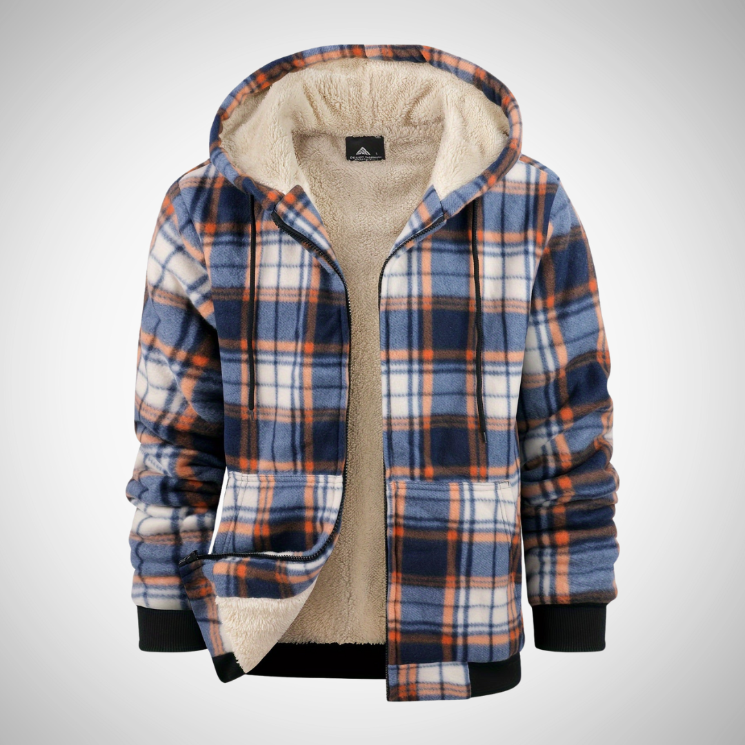 Men's Checked Jacket – Stylish Casual Blazer for Fall and Winter Wear