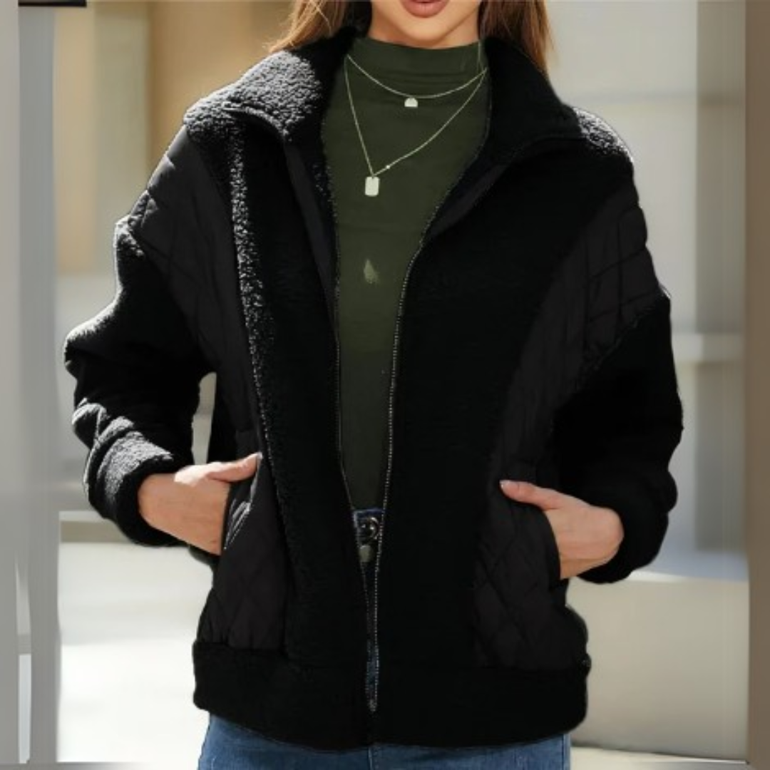 Women's Comfortable Jacket – Soft Casual Outerwear for Fall and Winter