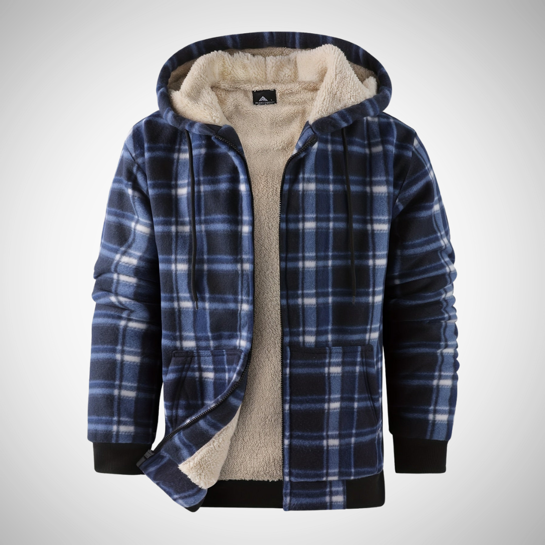 Men's Checked Jacket – Stylish Casual Blazer for Fall and Winter Wear