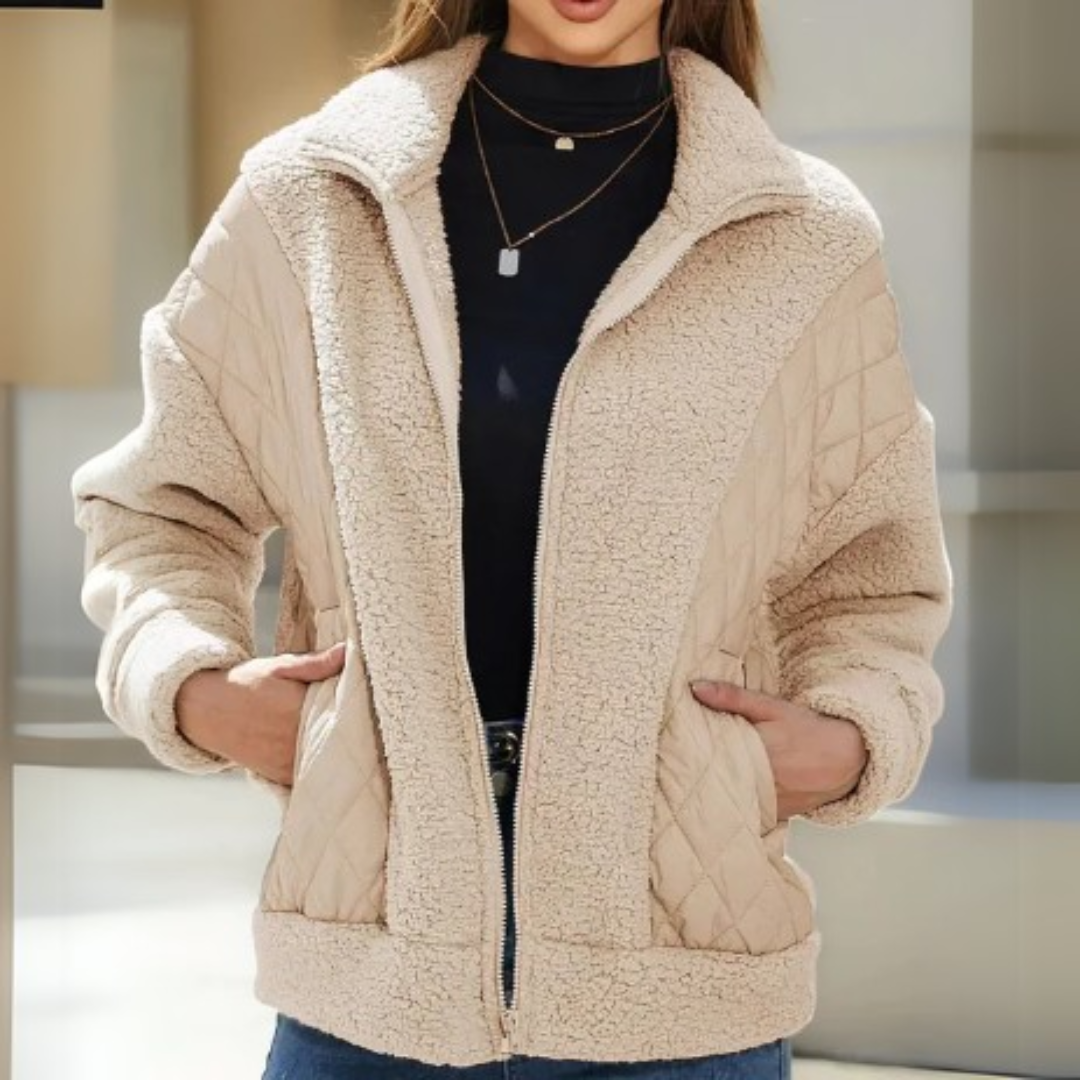 Women's Comfortable Jacket – Soft Casual Outerwear for Fall and Winter