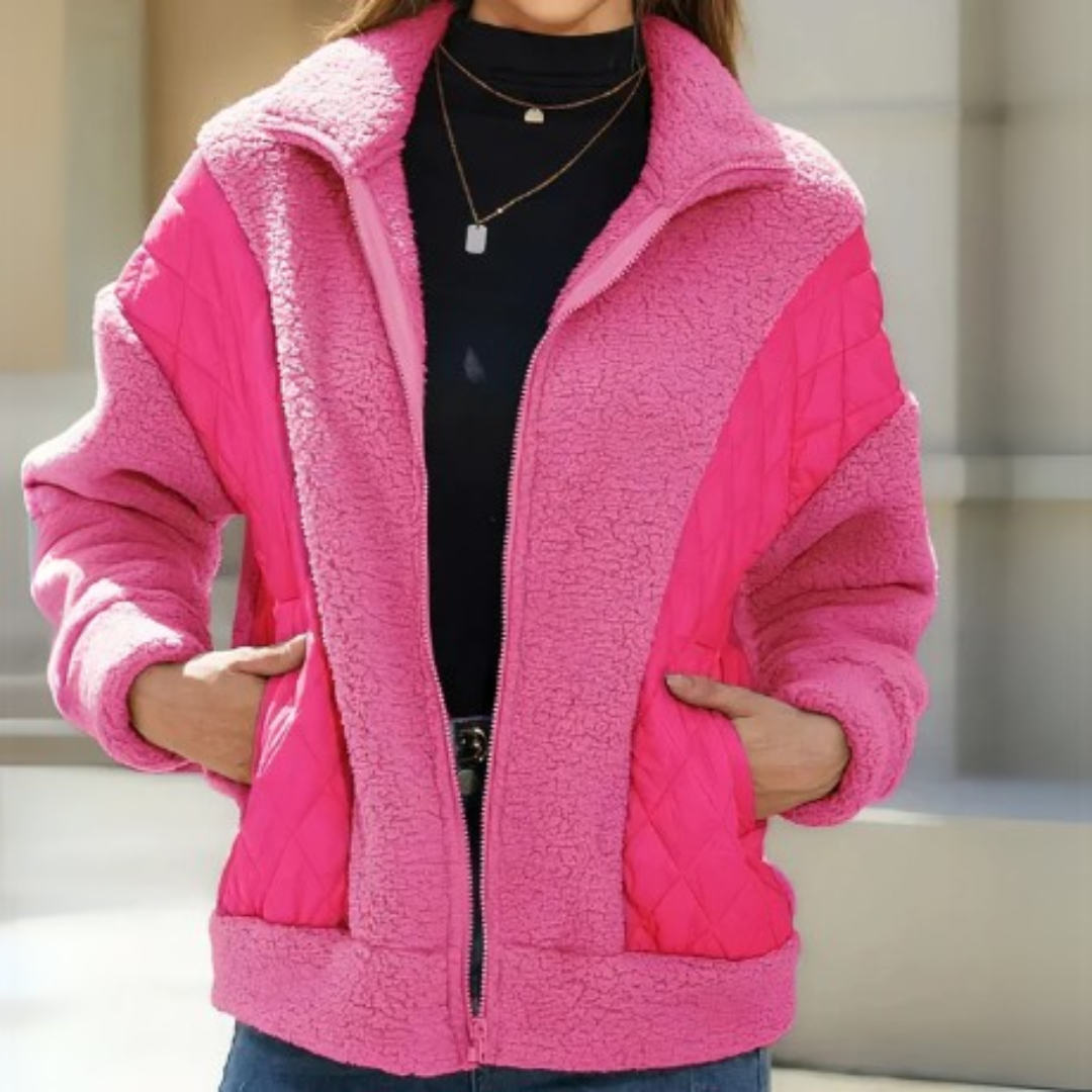 Women's Comfortable Jacket – Soft Casual Outerwear for Fall and Winter