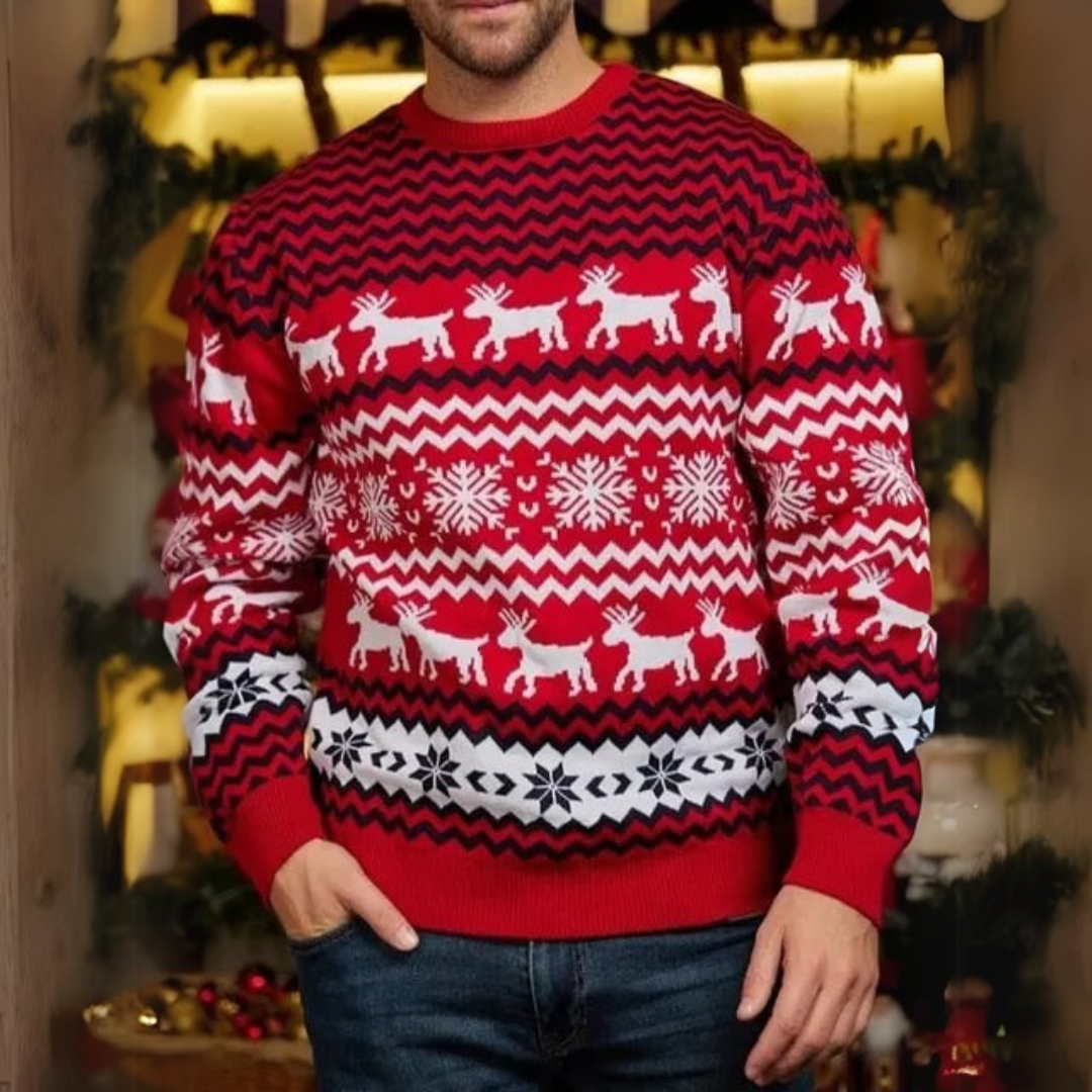 Christmas Jumper for Men – Cozy Holiday Sweater with Festive Design