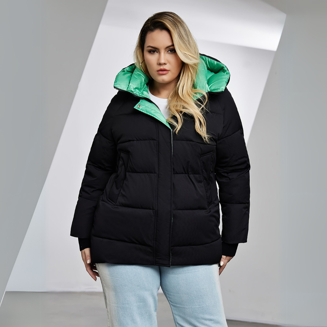 Women's Winter Jacket – Warm Insulated Coat with Hood for Cold Weather