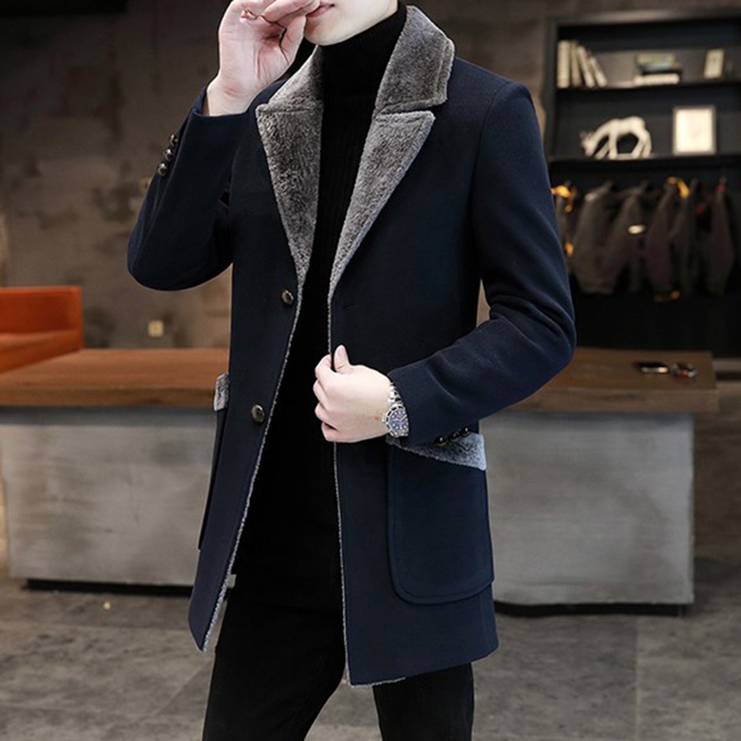 Men's Stylish Coat – Trendy Outerwear for Casual and Formal Occasions