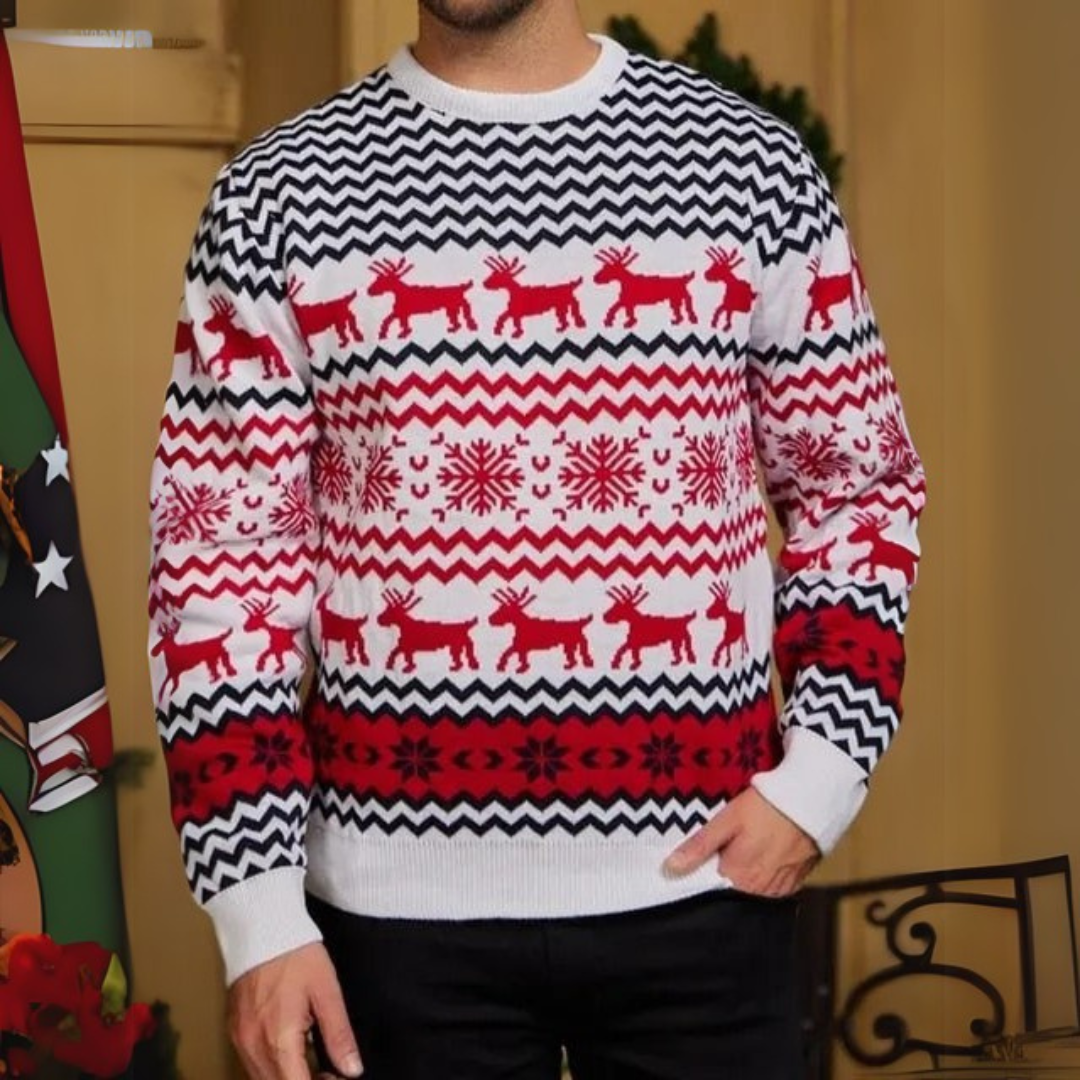 Christmas Jumper for Men – Cozy Holiday Sweater with Festive Design