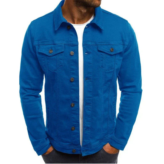 Men's Casual Denim Jacket – Stylish Lightweight Jean Jacket for Everyday Wear