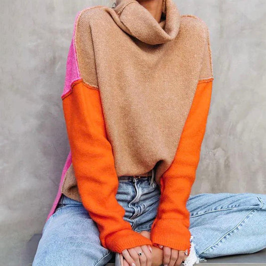 Women's Cozy Jumper – Soft Knit Sweater for Fall and Winter Fashion