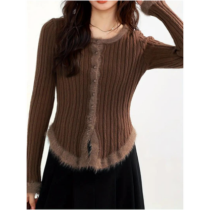 Women's Cardigan – Elegant Knit Sweater for Casual and Formal Wear