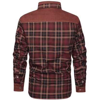 Men's Flannel Winter Jacket – Warm, Stylish, and Cozy Outerwear for Cold Weather