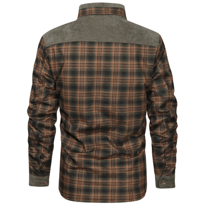 Men's Flannel Winter Jacket – Warm, Stylish, and Cozy Outerwear for Cold Weather