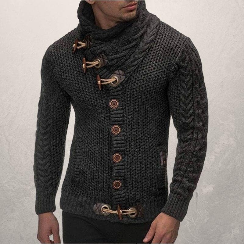 Men's Stylish Cardigan – Cozy Knit Sweater for Casual and Formal Wear