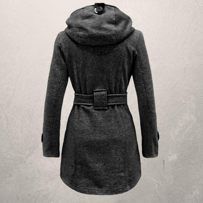 Stylish Women's Coat – Elegant Longline Outerwear for Winter Fashion