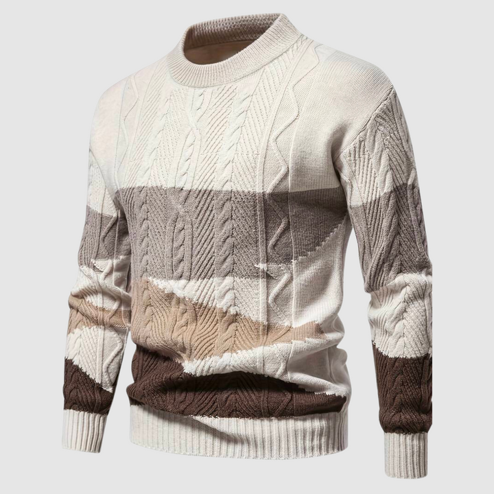 Men's Knitted Jumper – Cozy Sweater with Stylish Design for Casual Wear