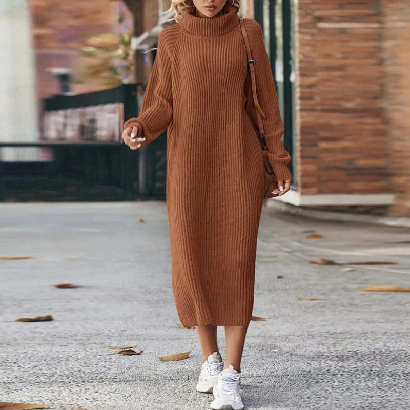 Women's Knit Dress – Comfortable Casual Dress with Soft Fabric for Everyday Wear