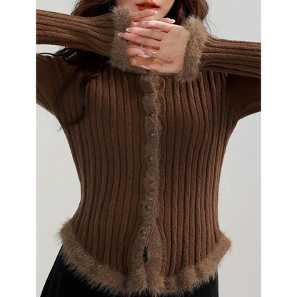 Women's Cardigan – Elegant Knit Sweater for Casual and Formal Wear