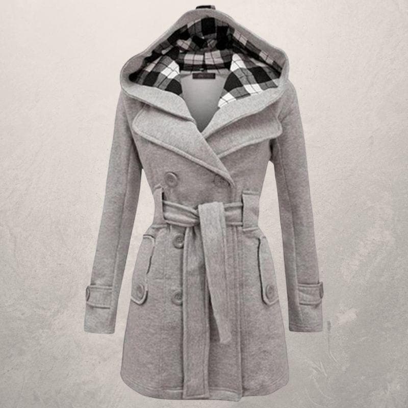 Stylish Women's Coat – Elegant Longline Outerwear for Winter Fashion