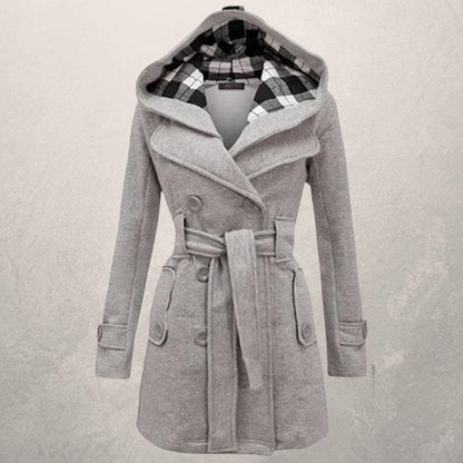 Stylish Women's Coat – Elegant Longline Outerwear for Winter Fashion