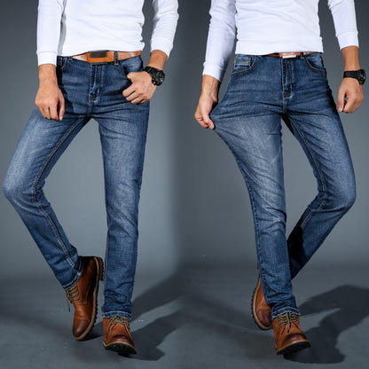 Men's Slim Fit Jeans – Stylish Stretch Denim Pants for Casual Wear