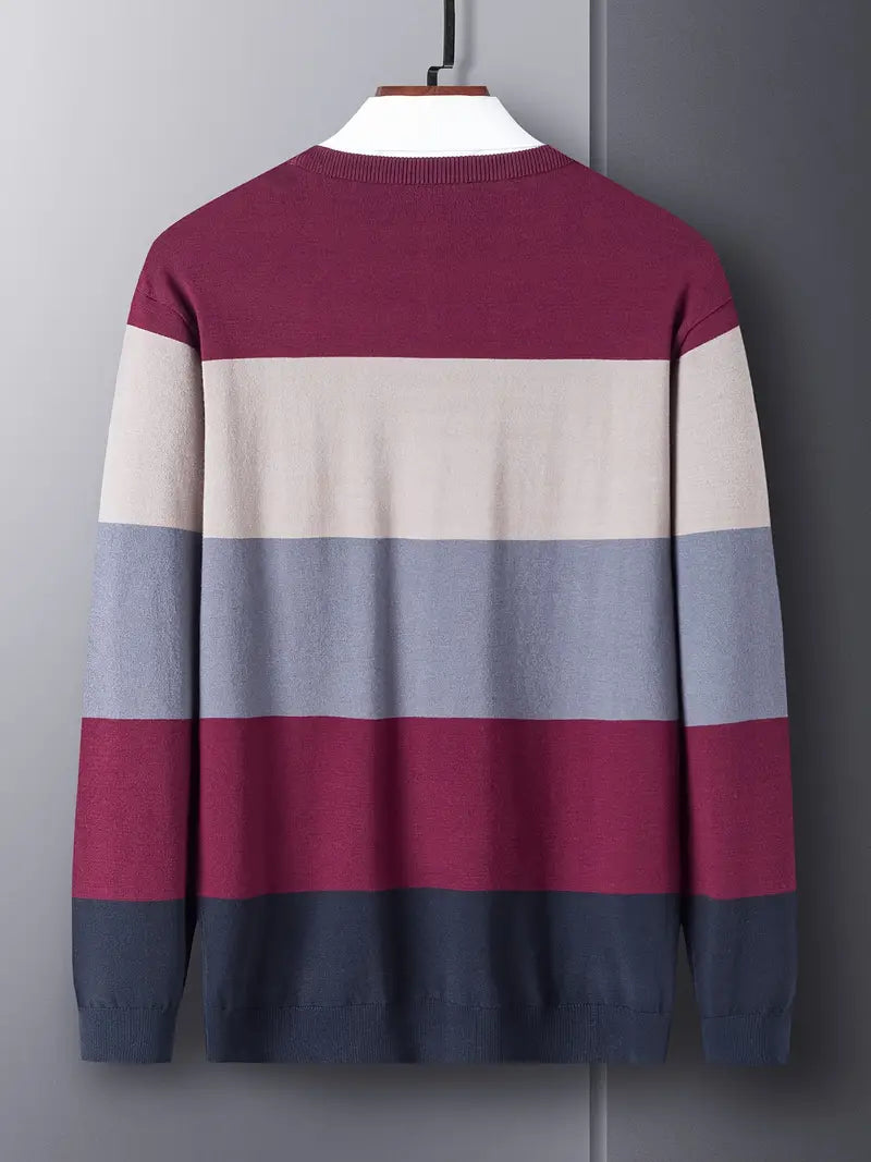 Men's Casual Jumper – Stylish Knit Sweater for Everyday Wear and Comfort