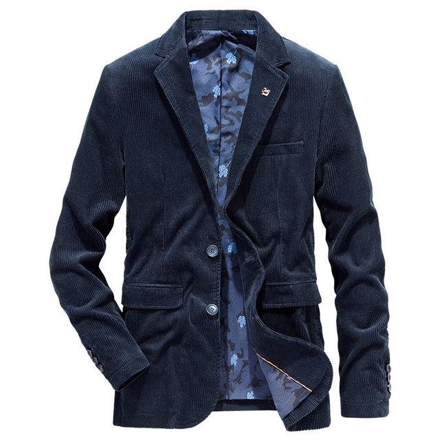 Men's Cord Jacket – Classic Casual Outerwear in Durable Fabric for Fall