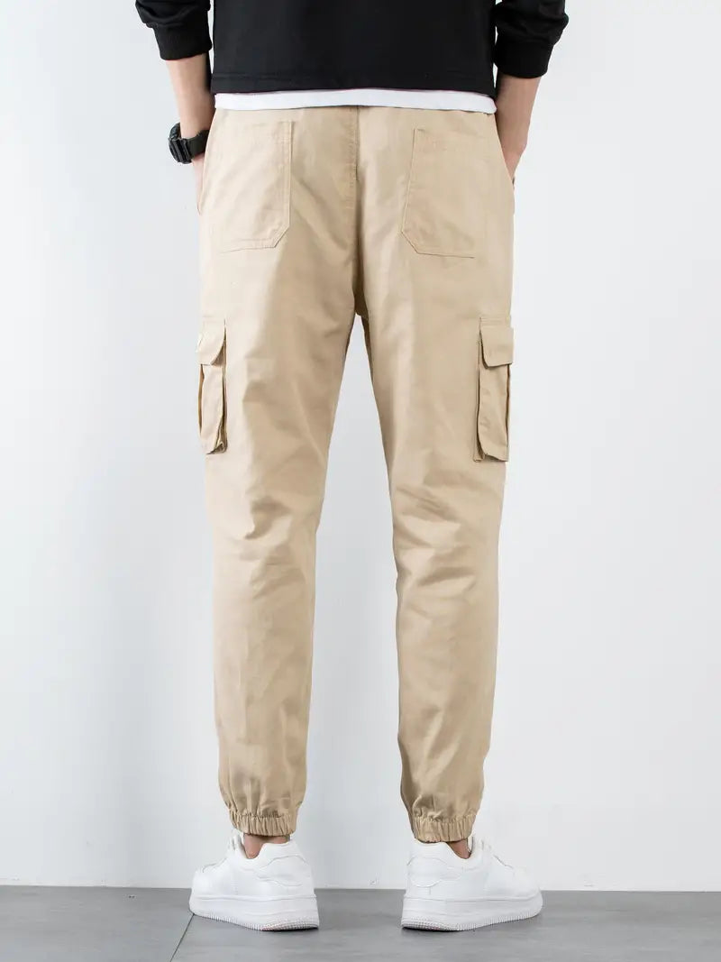 Men's Cargo Joggers – Stylish Lightweight Pants with Pockets for Casual Wear