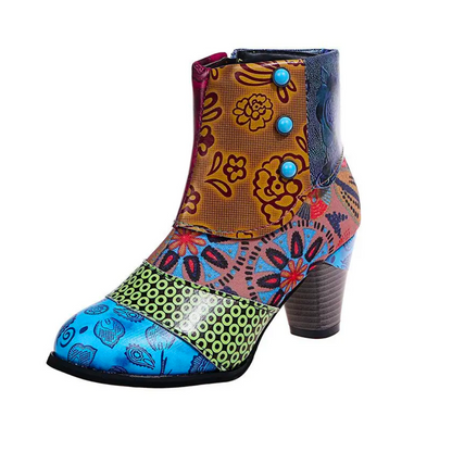 Stylish Women's Boots – Trendy Ankle Boots in Leather for Casual Wear