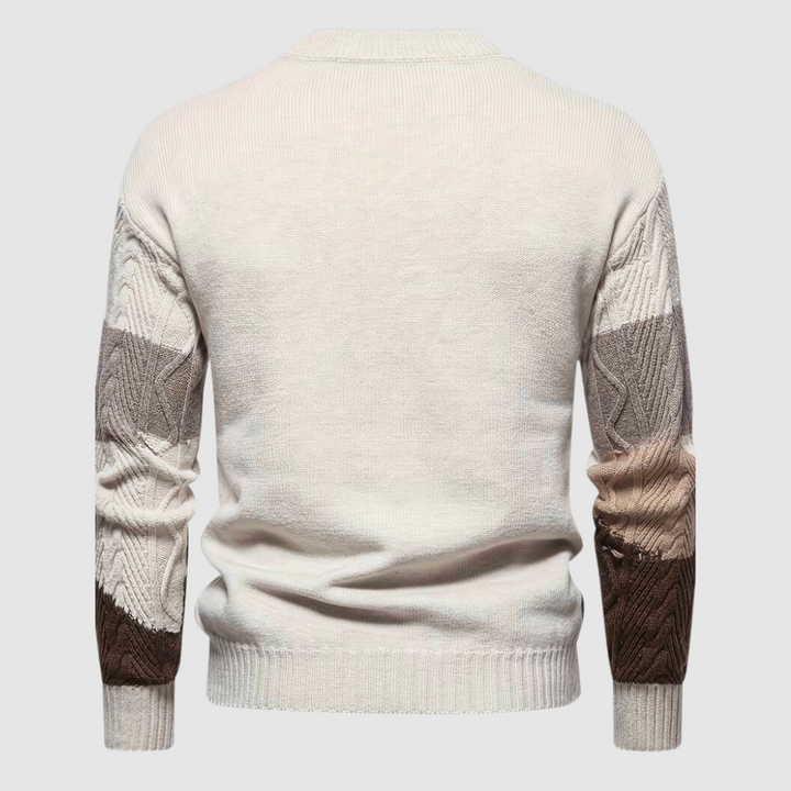 Men's Knitted Jumper – Cozy Sweater with Stylish Design for Casual Wear