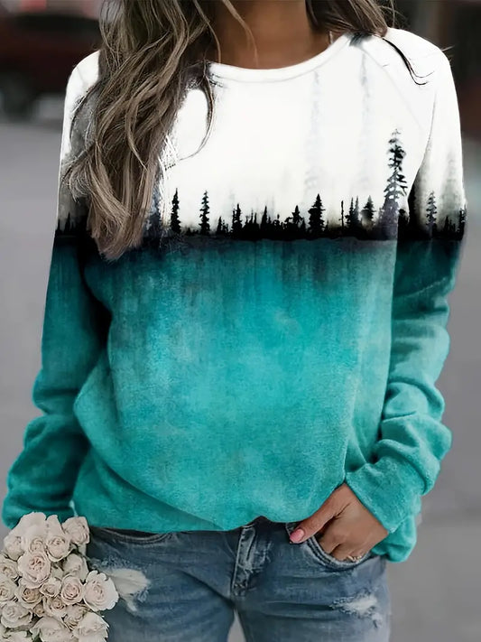 Women's Printed Jumper – Stylish Knit Sweater for Casual and Chic Outfits